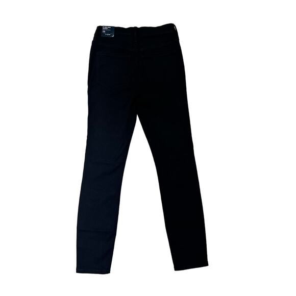 NWT J. Crew Factory 9" Mid-rise Black Skinny Jean in Signature Stretch Size 26 - Picture 4 of 9